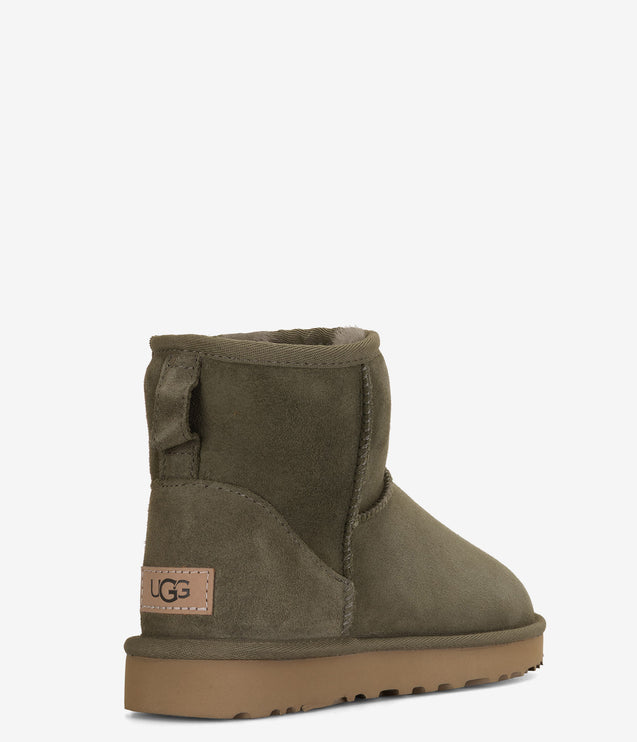 UGG Classic Mini II Sheepskin Boot - Moss Green