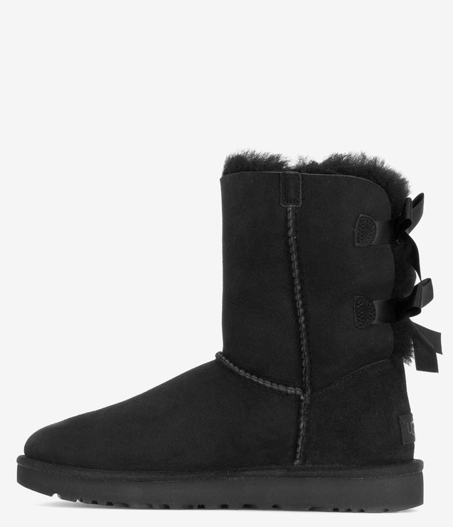 UGG Bailey Bow II Sheepskin Boot - Black