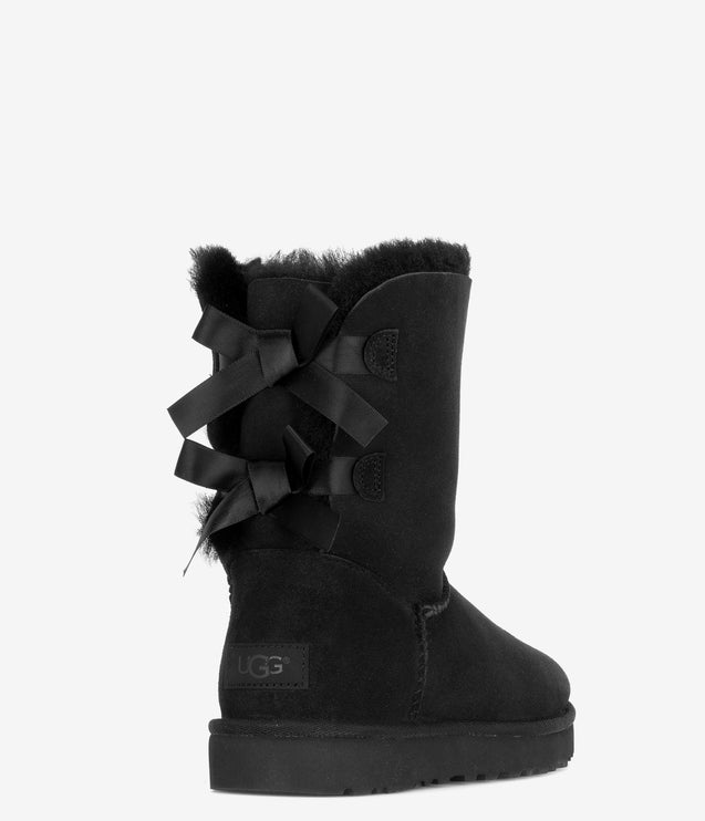 UGG Bailey Bow II Sheepskin Boot - Black