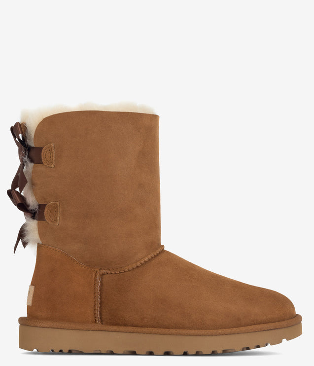 UGG Bailey Bow II Sheepskin Boot - Chestnut