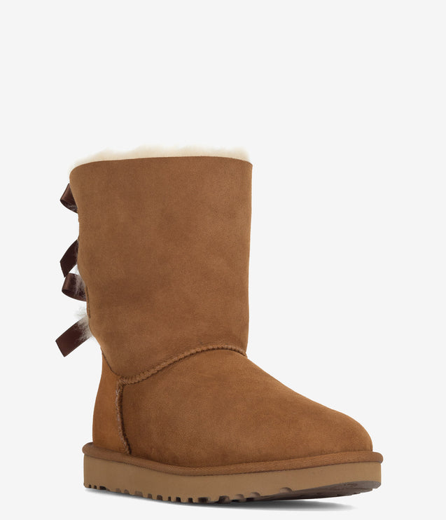 UGG Bailey Bow II Sheepskin Boot - Chestnut