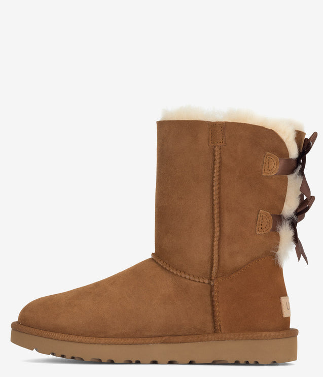 UGG Bailey Bow II Sheepskin Boot - Chestnut