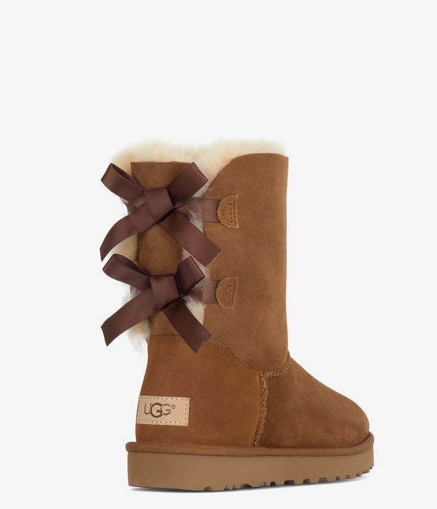 UGG Bailey Bow II Sheepskin Boot - Chestnut