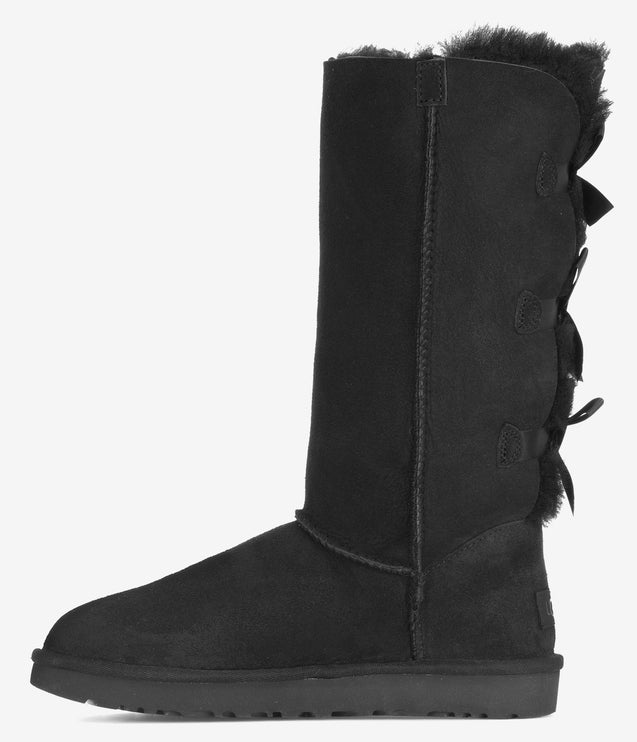 UGG Bailey Bow Tall II Sheepskin Boot - Black