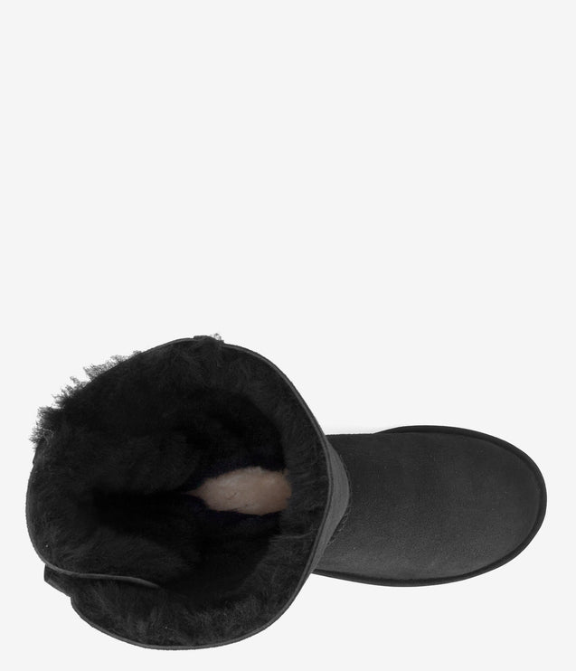 UGG Bailey Bow Tall II Sheepskin Boot - Black