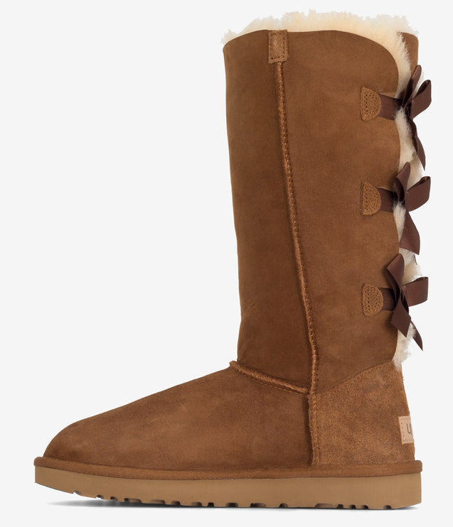 UGG Bailey Bow Tall II Sheepskin Boot - Chestnut