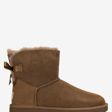 UGG Mini Bailey Bow II Sheepskin Boot - Light Bronze
