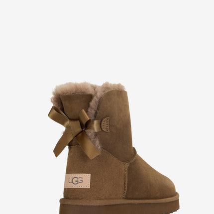 UGG Mini Bailey Bow II Sheepskin Boot - Light Bronze