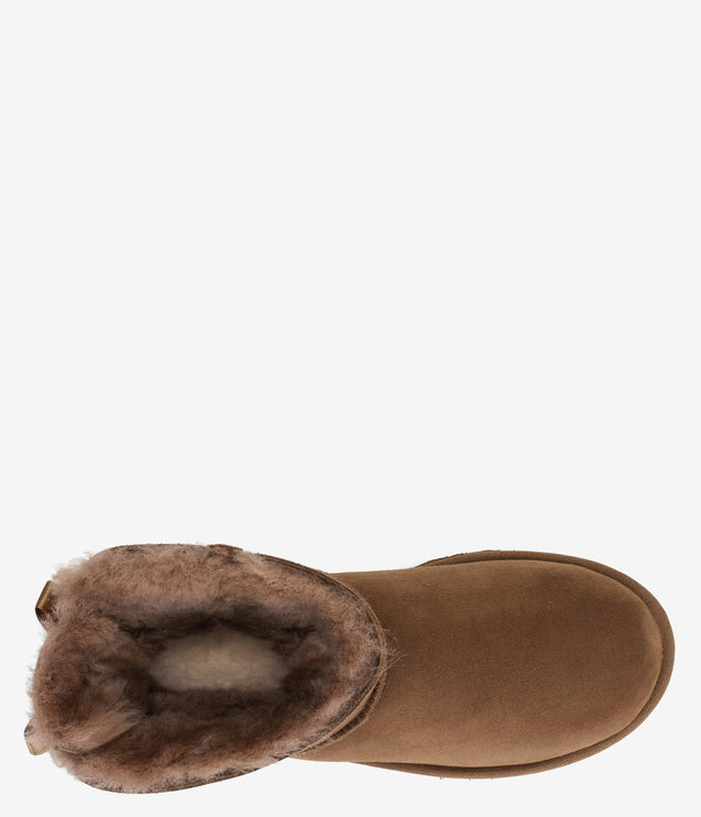 UGG Mini Bailey Bow II Sheepskin Boot - Light Bronze