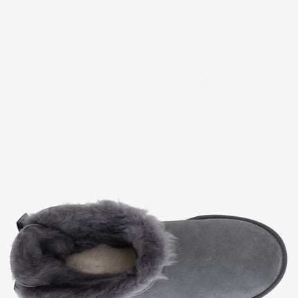 UGG Mini Bailey Bow II Sheepskin Boot - Obsidian