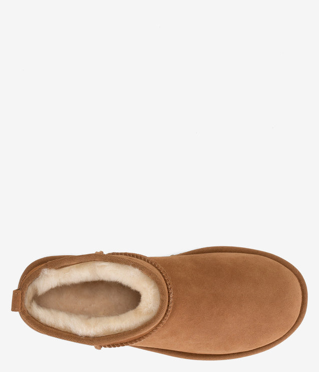 UGG Classic Ultra Mini Sheepskin Boot - Chestnut