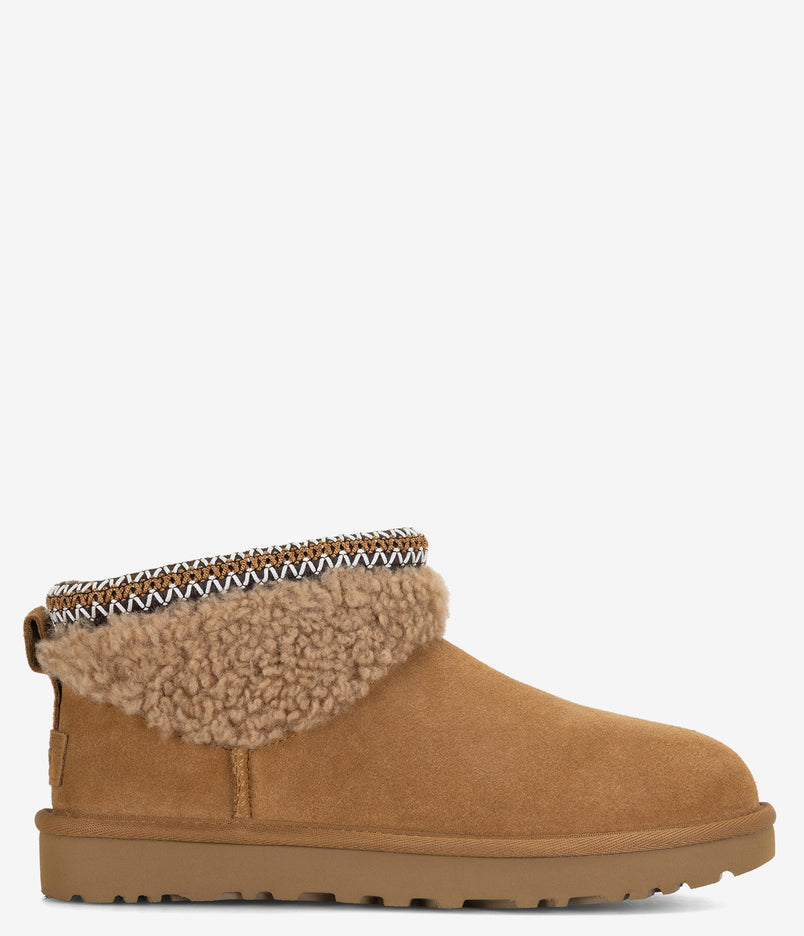 UGG Classic Ultra Mini Maxi Curly - Chestnut