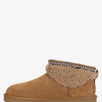 UGG Classic Ultra Mini Maxi Curly - Chestnut