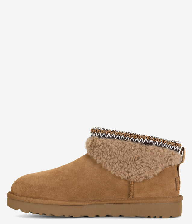 UGG Classic Ultra Mini Maxi Curly - Chestnut