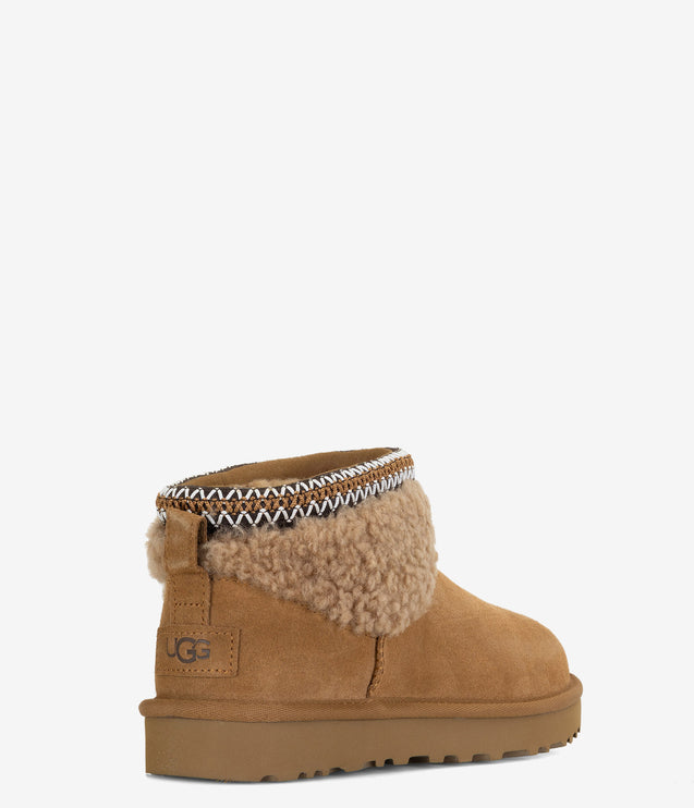 UGG Classic Ultra Mini Maxi Curly - Chestnut