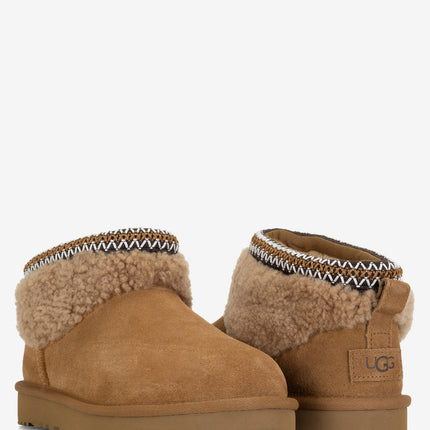 UGG Classic Ultra Mini Maxi Curly - Chestnut