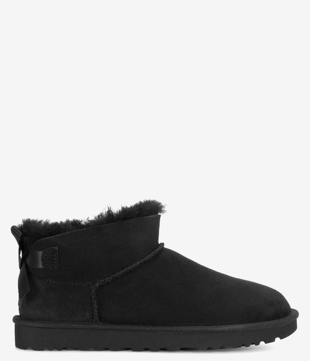UGG Ultra Mini Bailey Bow - Black