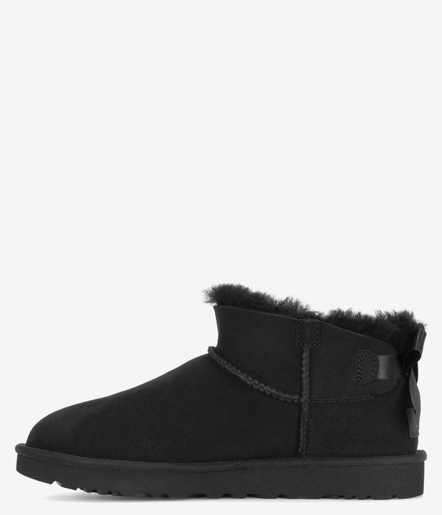 UGG Ultra Mini Bailey Bow - Black