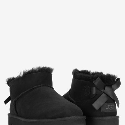UGG Ultra Mini Bailey Bow - Black