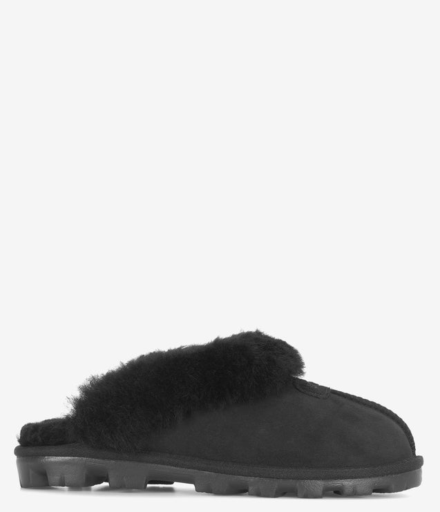 UGG Coquette Sheepskin Slipper - Black