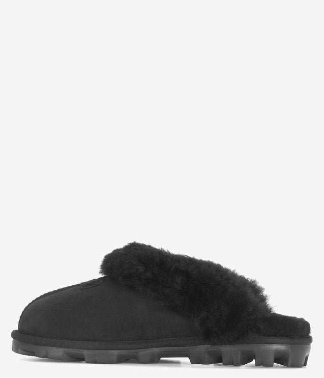 UGG Coquette Sheepskin Slipper - Black