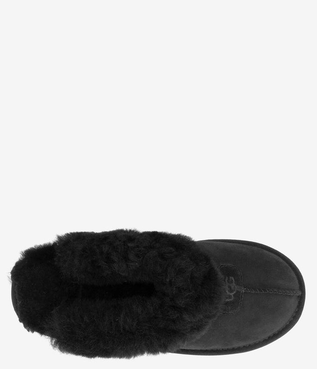 UGG Coquette Sheepskin Slipper - Black
