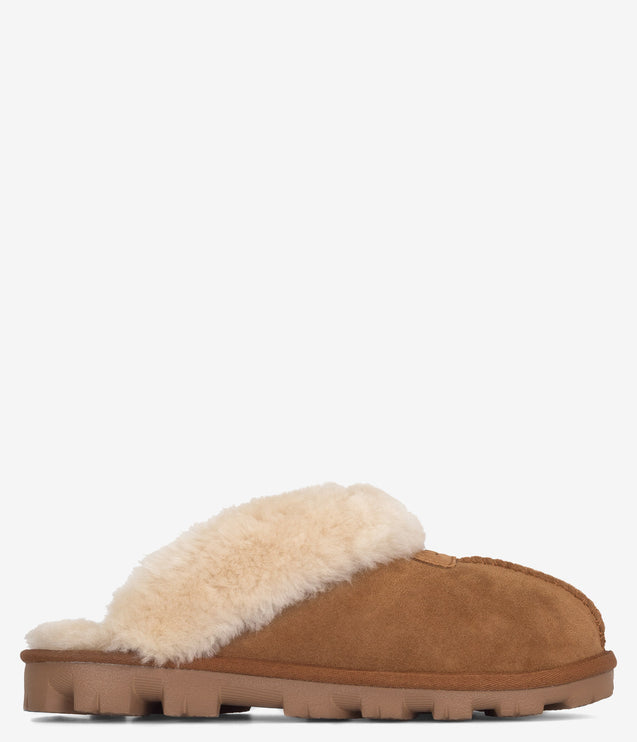 UGG Coquette Sheepskin Slipper - Chestnut