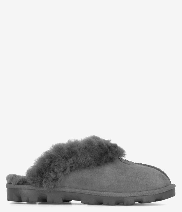 UGG Coquette Sheepskin Slipper - Grey