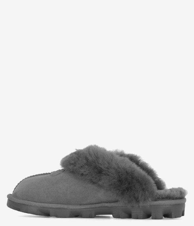 UGG Coquette Sheepskin Slipper - Grey
