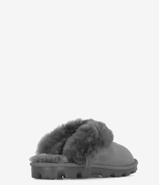 UGG Coquette Sheepskin Slipper - Grey