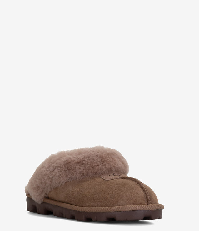 UGG Coquette Sheepskin Slipper - Rocky Oak