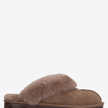 UGG Coquette Sheepskin Slipper - Rocky Oak