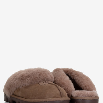 UGG Coquette Sheepskin Slipper - Rocky Oak