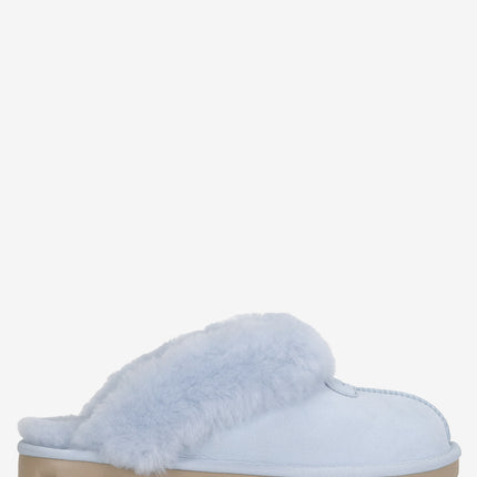 UGG Coquette Sheepskin Slipper - Sky Blue