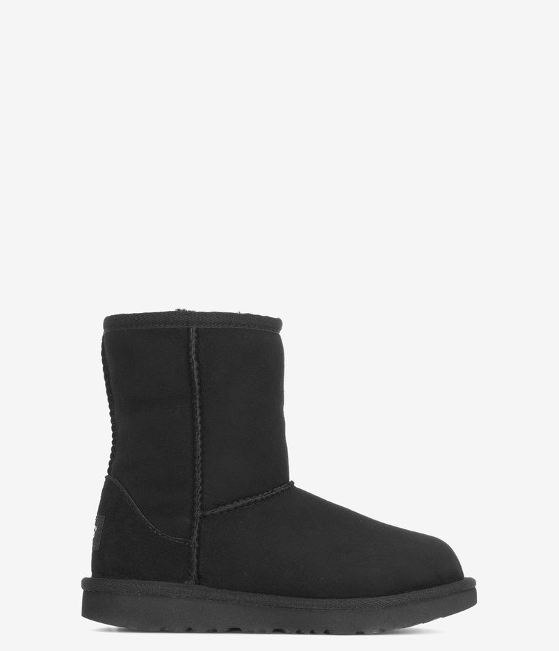 UGG Kids Classic II Sheepskin Boot  - Black