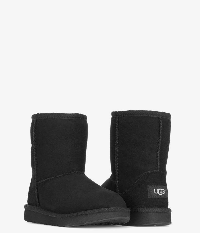 UGG Kids Classic II Sheepskin Boot  - Black