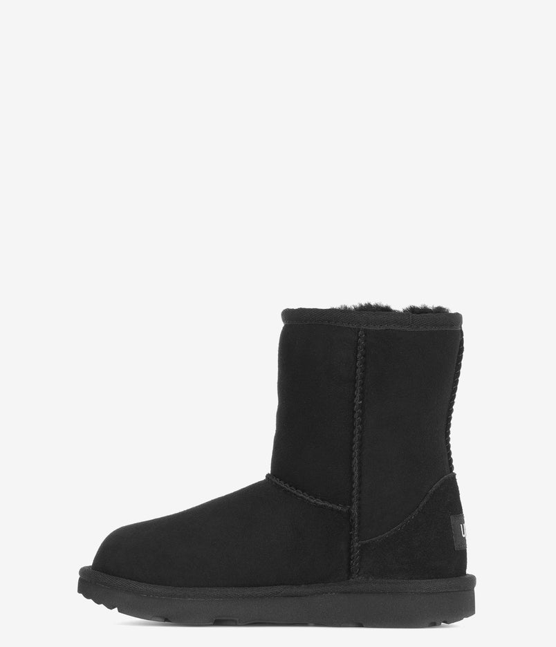 UGG Kids Classic II Sheepskin Boot  - Black