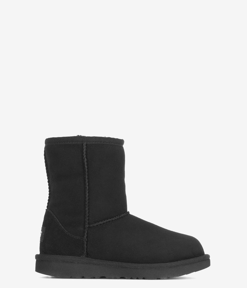 UGG Toddlers Classic Short II Sheepskin Boot - Black