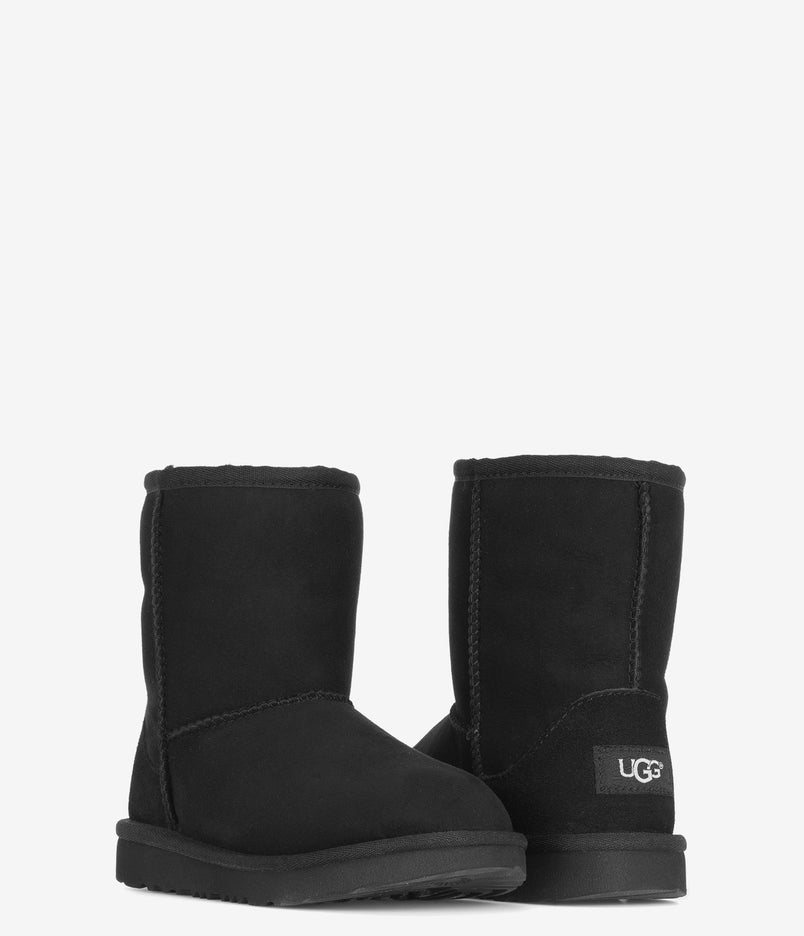 UGG Toddlers Classic Short II Sheepskin Boot - Black