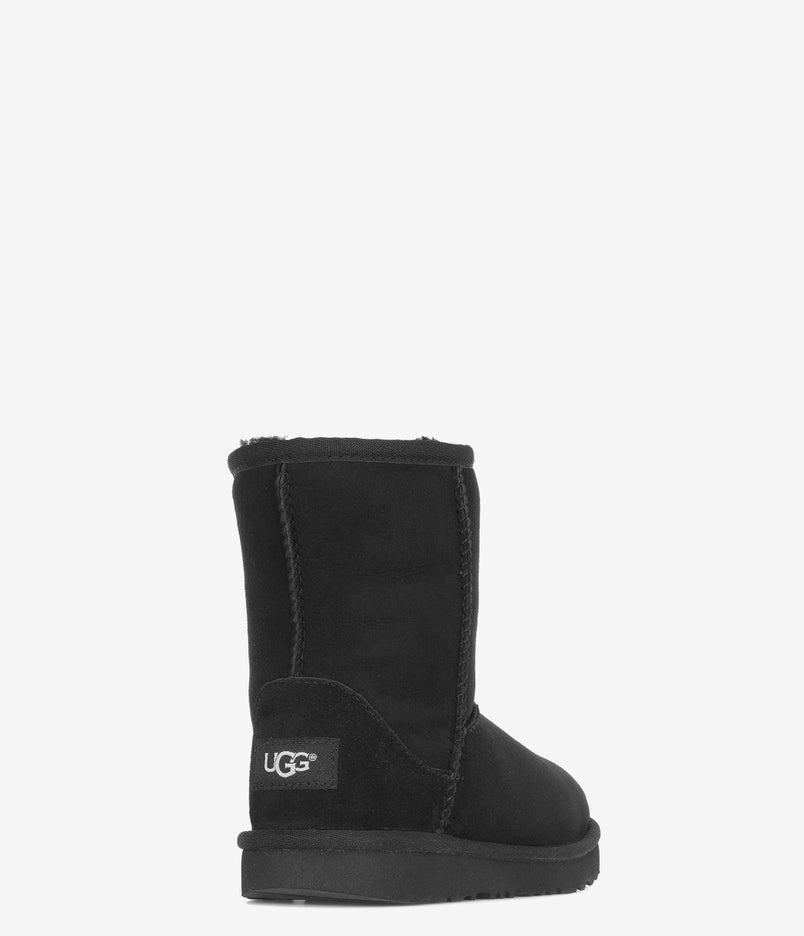 UGG Toddlers Classic Short II Sheepskin Boot - Black