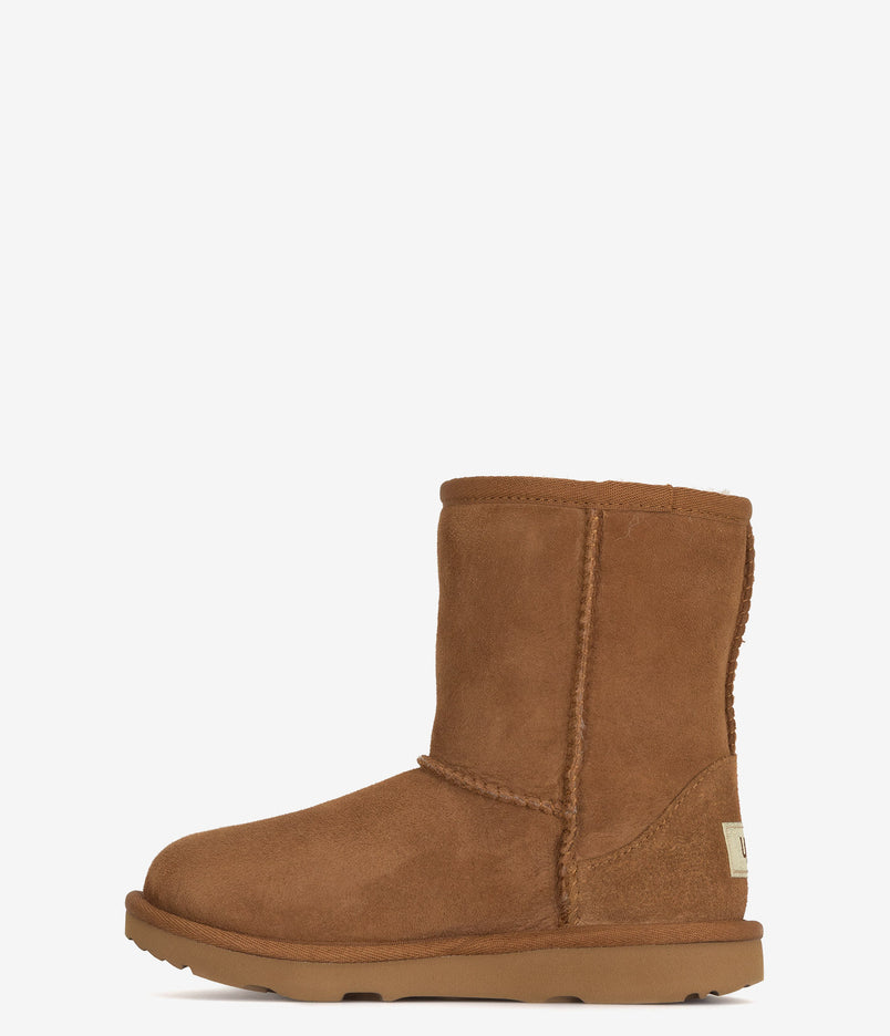 UGG Toddlers Classic Short II Sheepskin Boot - Chestnut