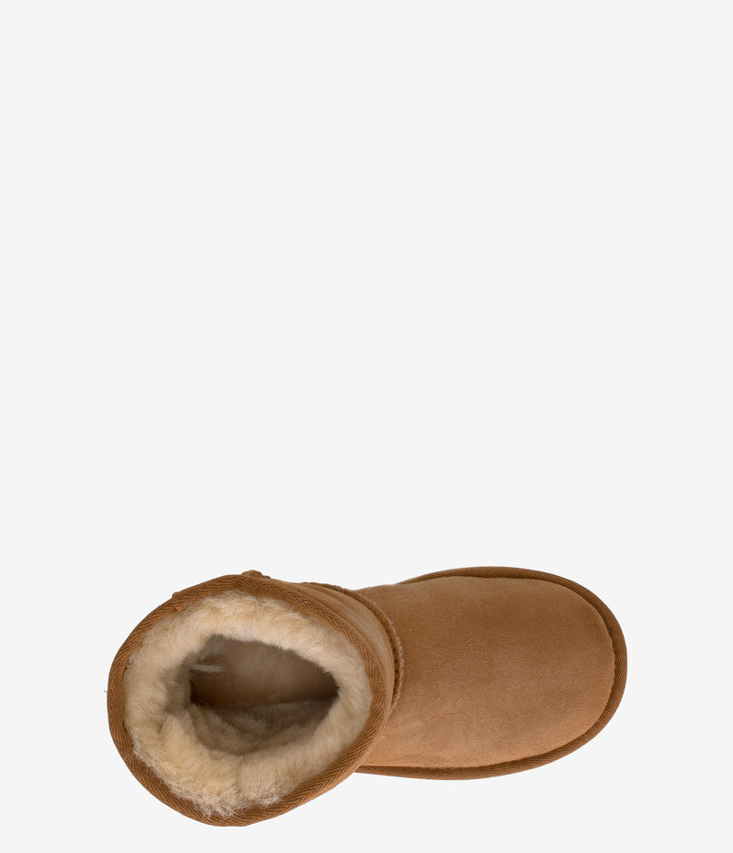 UGG Toddlers Classic Short II Sheepskin Boot - Chestnut