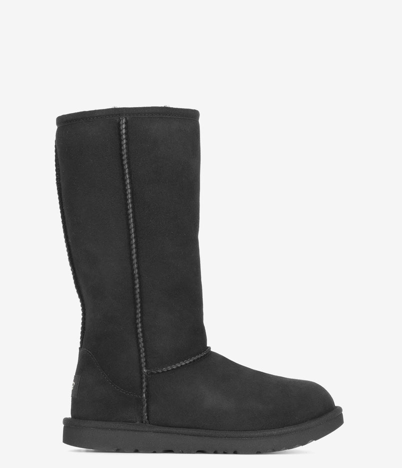 UGG Kids Classic II Tall Sheepskin Boot - Black