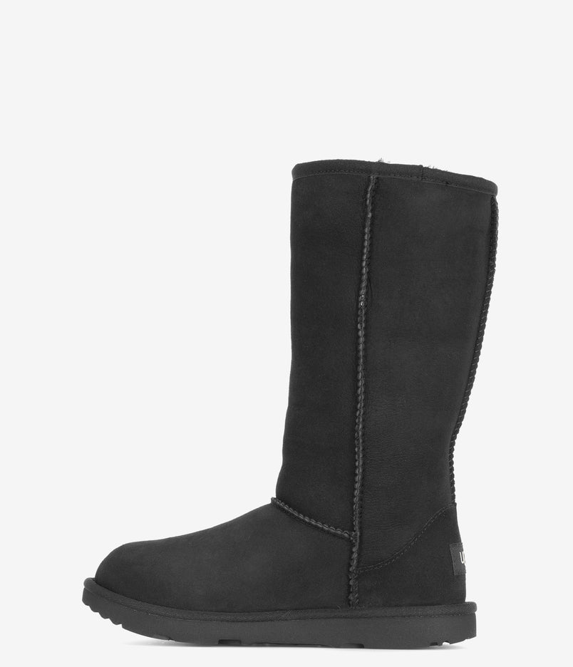 UGG Kids Classic II Tall Sheepskin Boot - Black