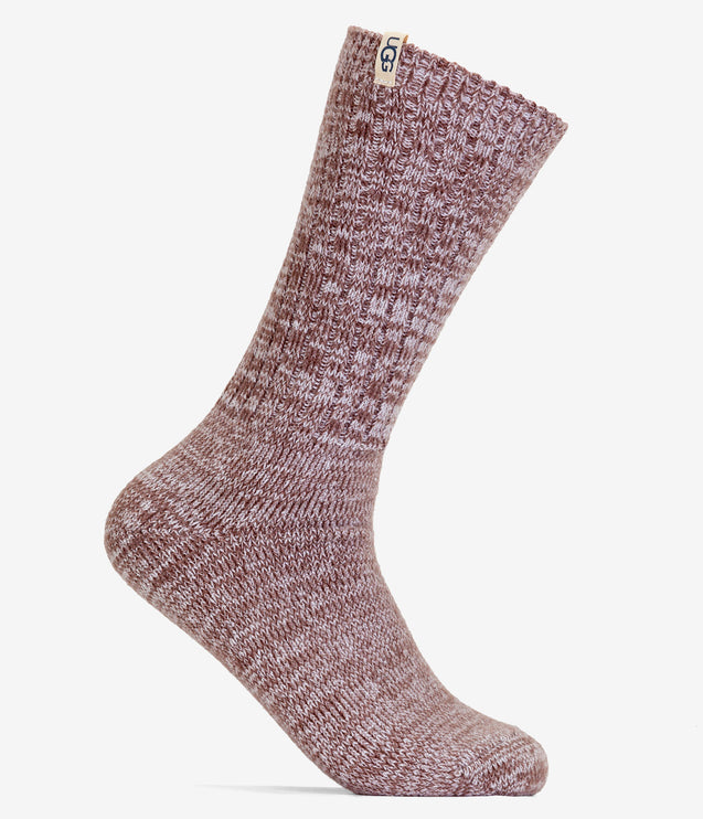 UGG Rib Knit Slouchy Crew Socks - All Spice