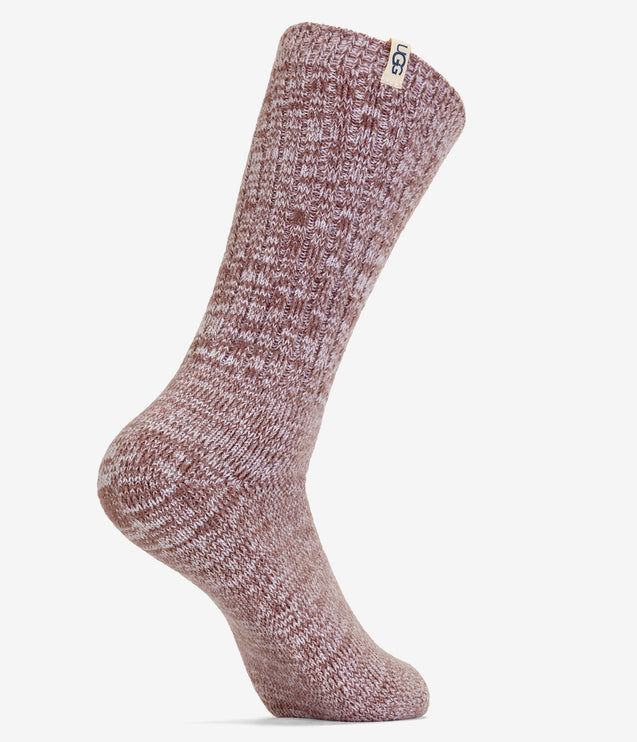 UGG Rib Knit Slouchy Crew Socks - All Spice