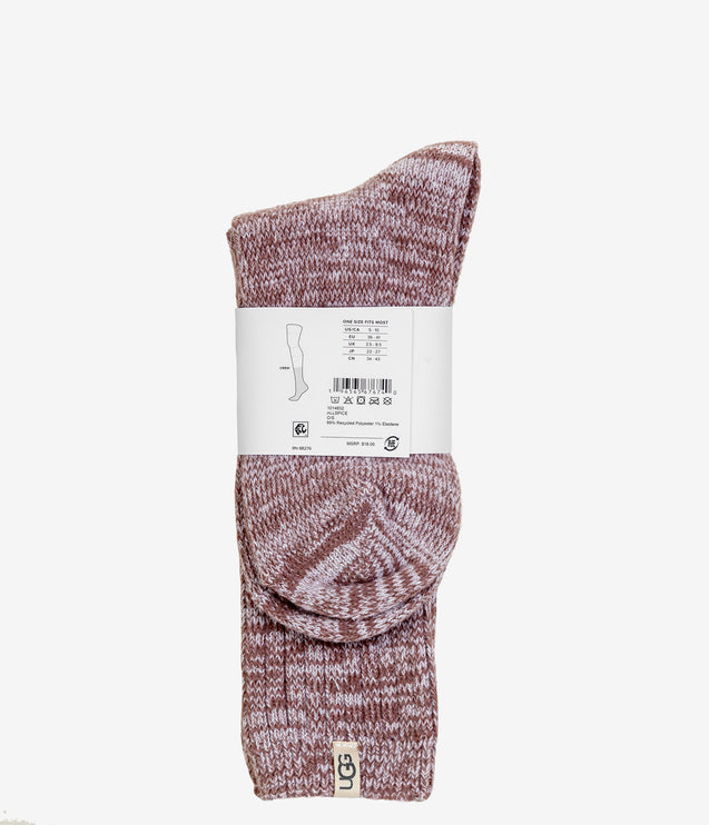 UGG Rib Knit Slouchy Crew Socks - All Spice