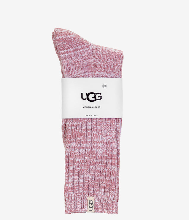 UGG Rib Knit Slouchy Crew Socks - Dusk