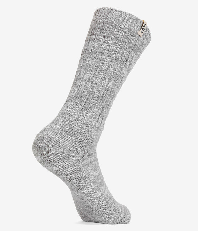 UGG Rib Knit Slouchy Crew Socks - Seal