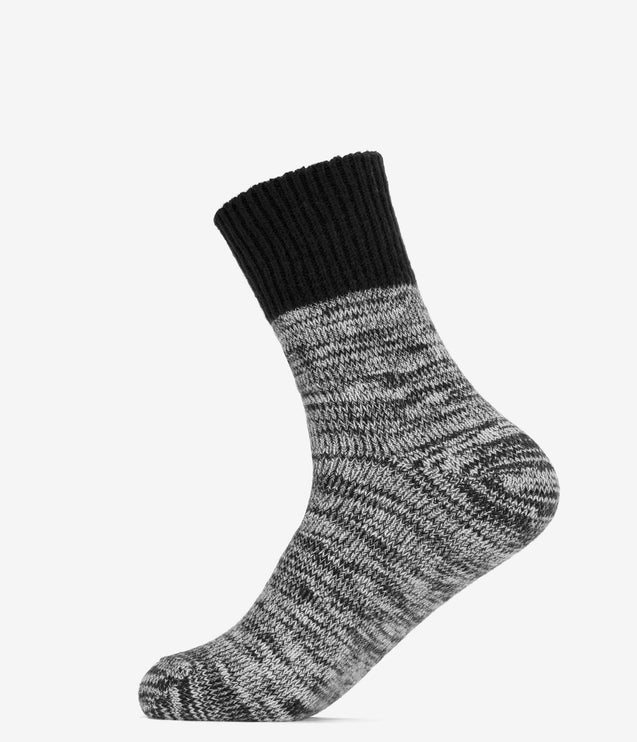 UGG Rib Knit Slouchy Quarter Socks - Black